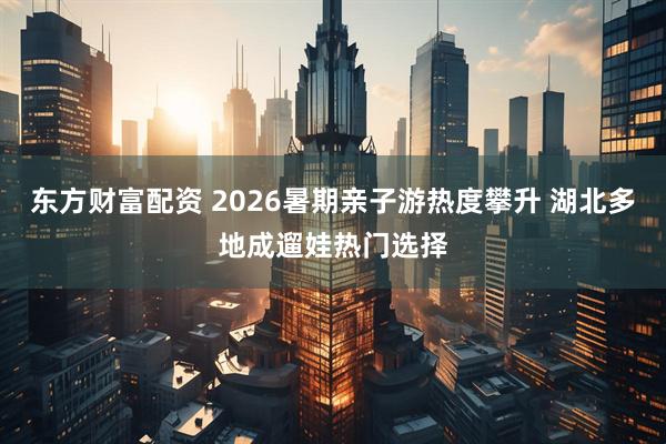 东方财富配资 2026暑期亲子游热度攀升 湖北多地成遛娃热门选择